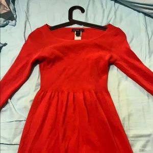 Red bodycon dress